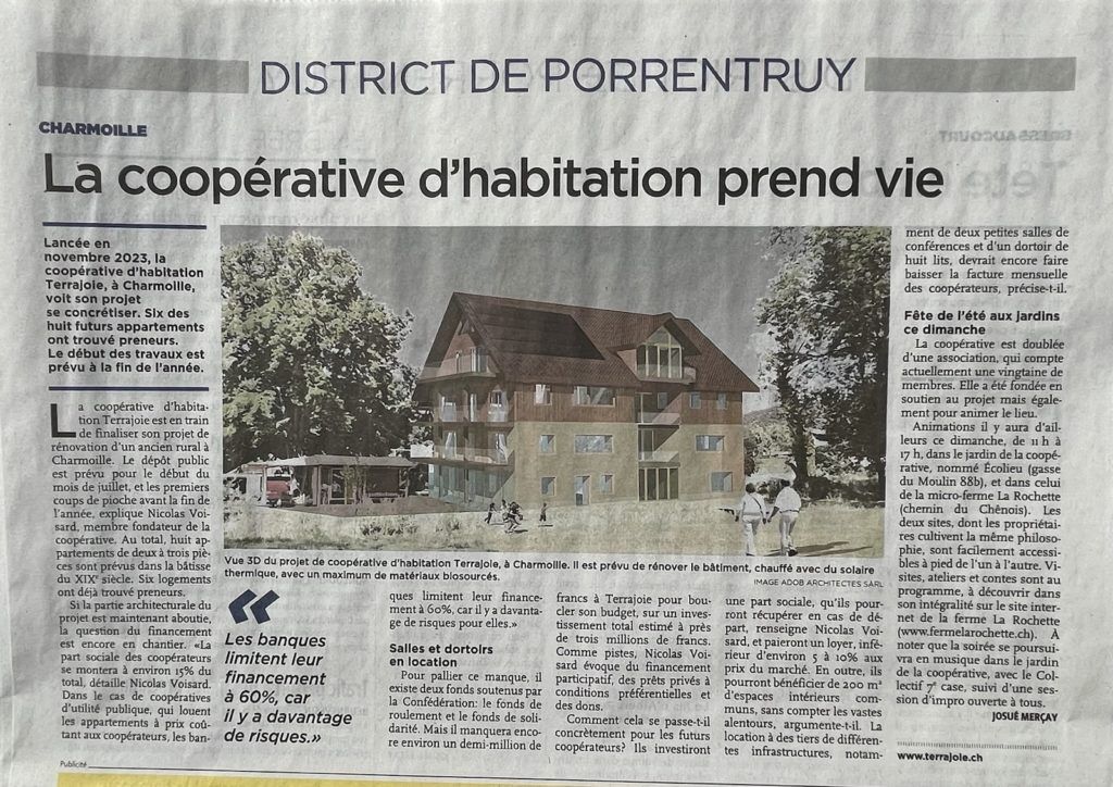 Coopérative d'habitation Terrajoie